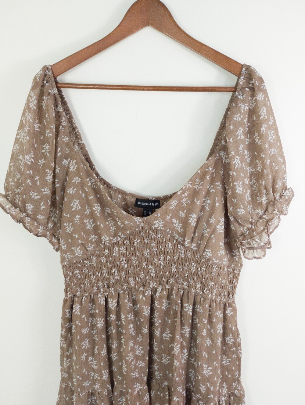 Streetwear Society Floral Babydoll Dress Size XL - Picture 2 of 7